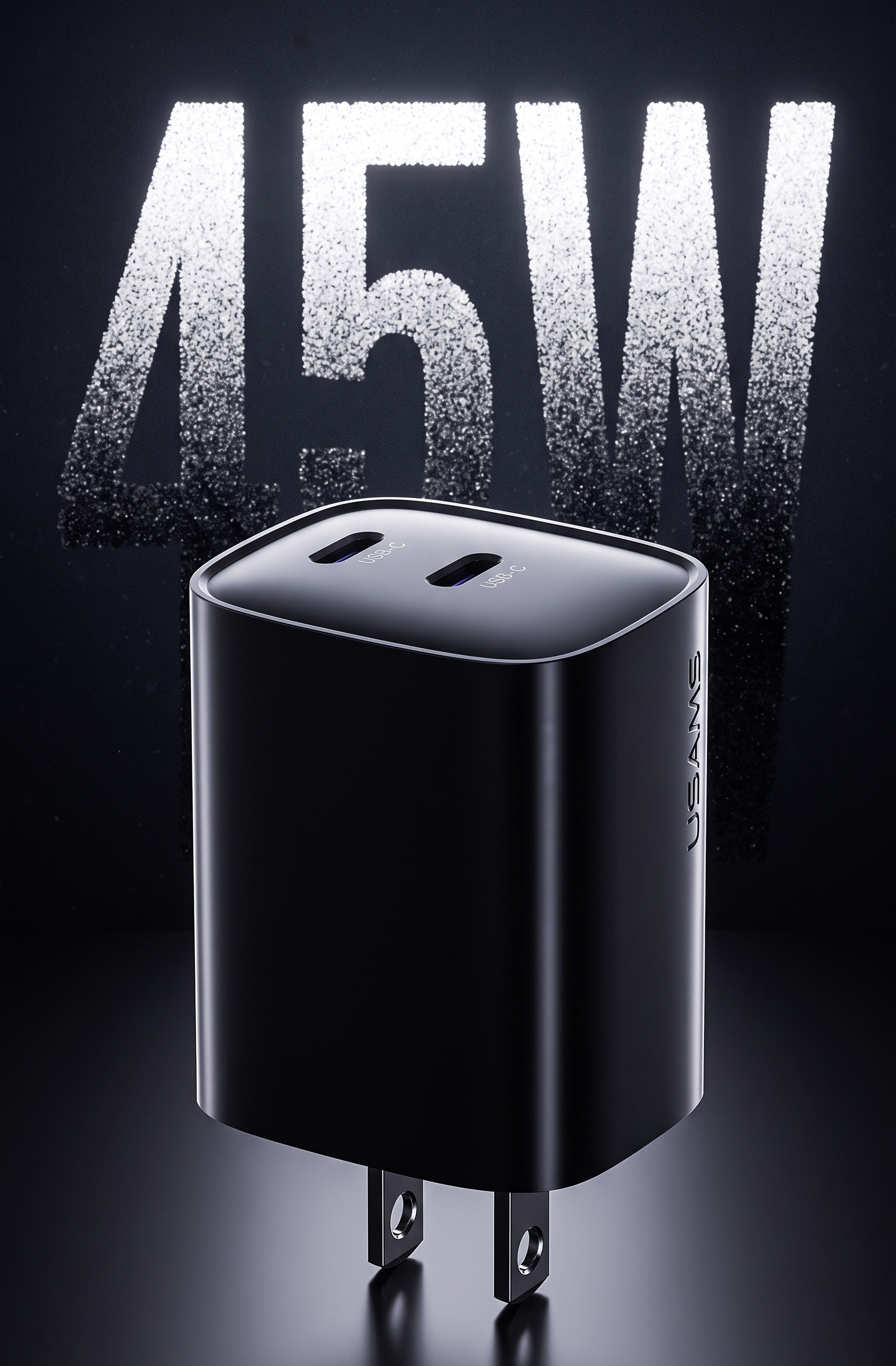 Massive 45W output, zero bulk.