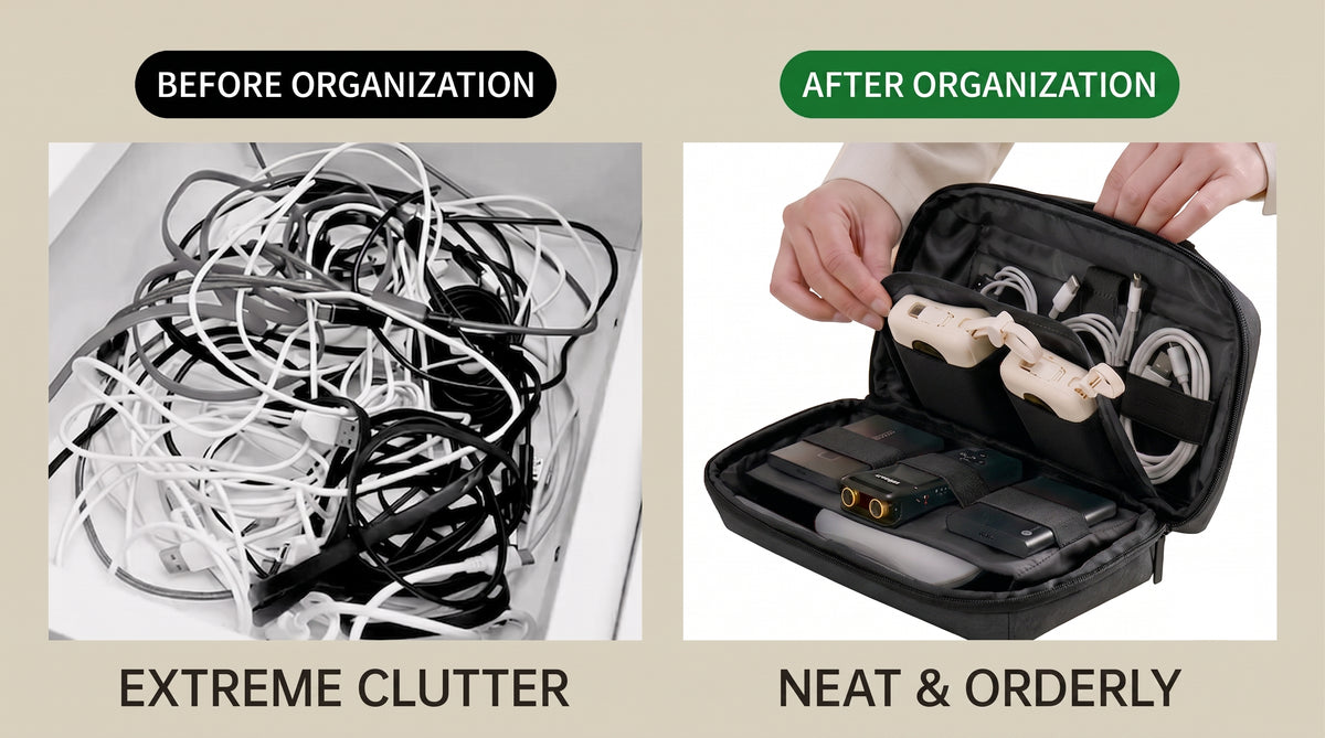 Goodbye cord chaos.
