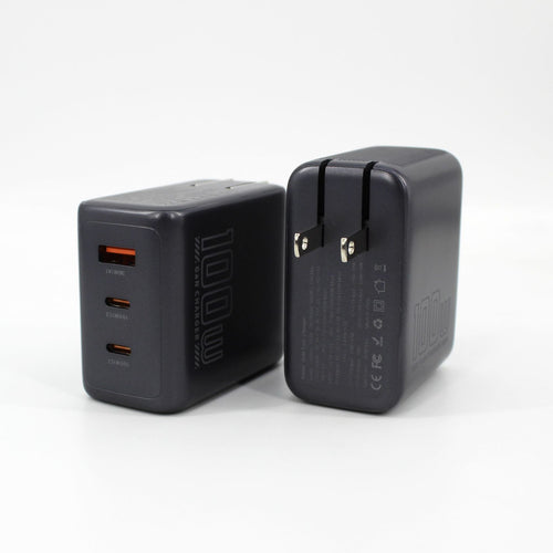 100W screen tri-port GaN fast charger