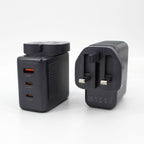 100W screen tri-port GaN fast charger