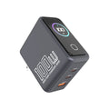 100W screen tri-port GaN fast charger
