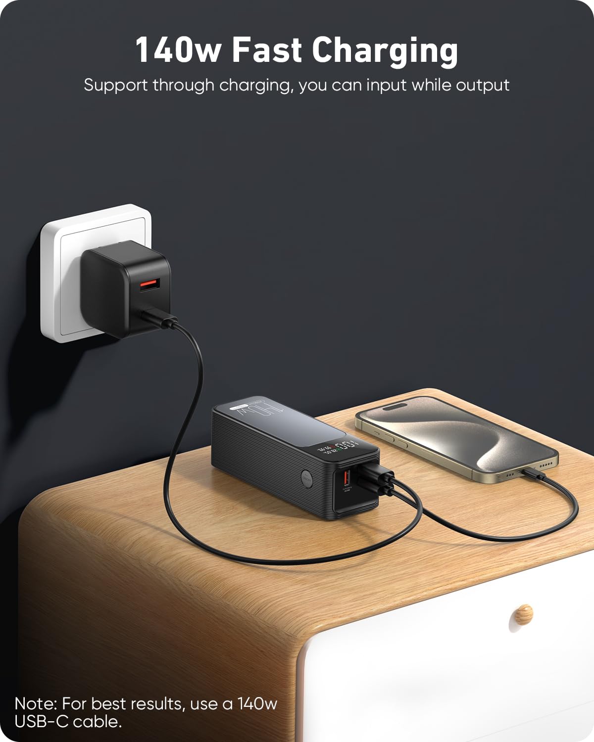 27000mAh 140W Power Bank
